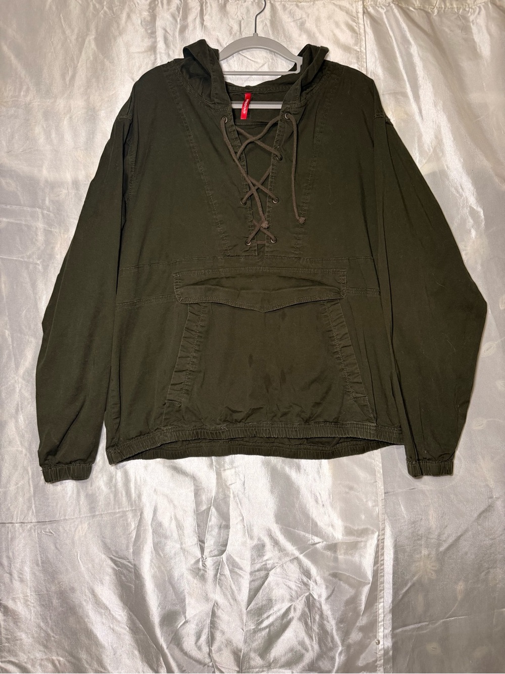 Union Bay Women’s Pullover Hoodie Jacket Size XL Army Green Lightweight